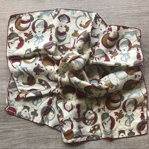 Vintage rayon scarf/wrap